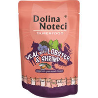 Produktbild von Dolina Noteci Superfood Katzen Nassfutter Kalb und Garnele Adult Getreidefrei 10 x 85 g - 10 x 85 g