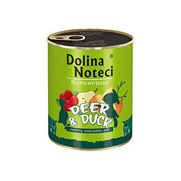 Dolina Noteci Superfood Nassfutter Hirsch und Ente 800 g - 800 g – Bild 1 von 2