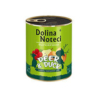 Produktbild von Dolina Noteci Superfood Nassfutter Hirsch und Ente 800 g - 800 g