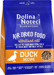 Dolina Noteci Superfood Trockenfutter Ente Glutenfrei für sterilisierte Katzen 1 kg - 4 x 1 kg – Bild 1 von 2