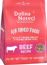Produktbild von Dolina Noteci Superfood Trockenfutter für erwachsene Hunde mit Rind getreidefrei 1 kg - 1 kg