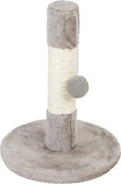 Domarex Katzenkratzbaum Smart Rund Grau mit Sisal-Säule und Spielzeug 28x28x37 cm – Bild 1 von 3