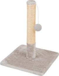 Domarex Kratzbaum für Katzen Grau 30x30x42 cm mit Sisal und Spielseil – Bild 1 von 3
