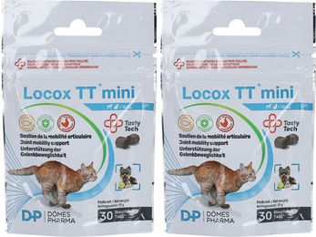 Produktbild von Dômes Pharma Locox TT mini Gelenk- und Haut-Fell-Supplement für Hunde in Tablettenform