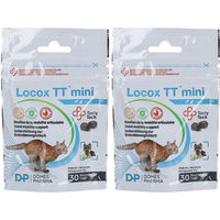Produktbild von Dômes Pharma Locox TT mini Gelenk- und Haut-Fell-Supplement für Hunde in Tablettenform