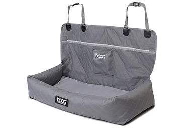 DOOG Autositz für Hunde in Grau, Größe Large, aus wasserabweisendem Oxford-Gewebe – Bild 1 von 8