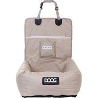 Produktbild von DOOG Autositz für mittlere Hunderassen aus Oxford-Gewebe in Beige/Sand