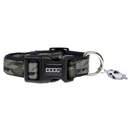 Produktbild von DOOG Bruiser Hundehalsband aus Neopren grün Camouflage Größe L wasserabweisend