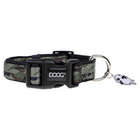 Produktbild von DOOG Bruiser Hundehalsband aus Neopren grün Camouflage Größe L wasserabweisend