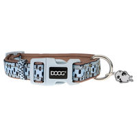 Produktbild von DOOG Dash Neopren-Hundehalsband wasserabweisend Blau Grau Größe M
