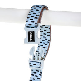 Produktbild von DOOG Führleine CLIP-IT Dash blau grau aus Neopren waterproof 130-160 x 2,5 cm
