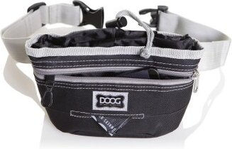 DOOG Futterbeutel Large Schwarz aus wasserabweisendem Oxford-Gewebe – Bild 1 von 3