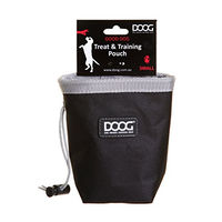 Produktbild von DOOG Futterbeutel Snacktasche für Hunde aus Polyester Schwarz Grau - 1 Stk.
