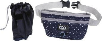 DOOG Futterbeutel Snacktasche für Hunde Stella Navy/White Dots Größe L aus Nylon – Bild 1 von 9