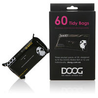 Produktbild von DOOG Hundekotbeutel Nachfüllpack 60 Stück biologisch abbaubar schwarz