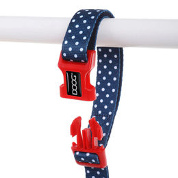 DOOG Hundeleine Clip-It Stella Navy Polka Dot aus Neopren XL 160cm – Bild 1 von 8