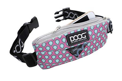 DOOG Mini Beutelspender Walkie Belt Rosa mit Wassertropfen – Bild 1 von 8