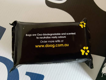 DOOG Mini Stretch Walkie Belt Beutelspender Schwarz – Bild 1 von 5