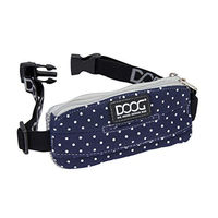 Produktbild von DOOG Mini Walkie Belt Stella Futterbeutel aus Nylon in Blau mit weißen Punkten