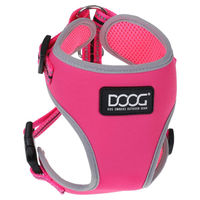 Produktbild von DOOG Neoflex Hunde-Softgeschirr Lady Sportgeschirr aus Neopren pink grau Größe S