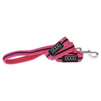 Produktbild von DOOG Neon Hundeleine aus Neopren für kleine Hunde in Rosa Grau 120 x 1,5 cm