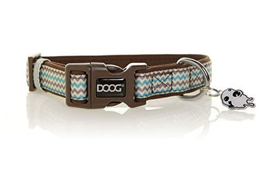 DOOG Neopren-Hundehalsband Luna für kleine Rassen, hypoallergen und wasserfest, Größe S, Bunt – Bild 1 von 5