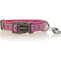 Produktbild von DOOG Neopren-Hundehalsband TOTO Pink/Schwarz Hypoallergen Größe S