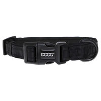 Produktbild von DOOG Neosport Hundehalsband aus Neopren Schwarz Größe S für Welpen und kleine Hunde wasserabweisend