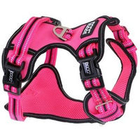Produktbild von DOOG Neotech Sportgeschirr für Hunde aus Neopren Rosa Grau Größe S