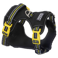 Produktbild von DOOG Neotech Sportgeschirr für Hunde aus Nylon wasserdicht Schwarz Gelb Größe XL