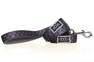 DOOG Odie Neopren-Hundeleine wasserabweisend Schwarz Größe S – Bild 1 von 8