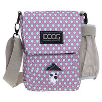 Produktbild von DOOG Schultertasche Luna pink/tear drop für Hunde 17x21 cm