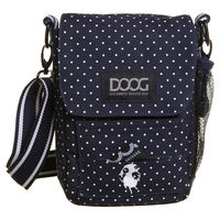 Produktbild von DOOG Schultertasche Stella navy/polka dot Hunde Accessoires 17x21x7 cm