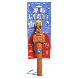 DOOG Supersticks Captain Fantastick Wurfspielzeug für Hunde aus Kunststoff 28cm bunt - 1 Stk. – Bild 1 von 2