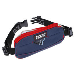 DOOG Walkie Belt Mini Hüfttasche für Hunde in Blau und Rot – Bild 1 von 3
