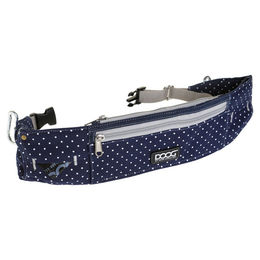 DOOG Walkie Belt Standard Hüfttasche für Hunde Navy Polka Dot Blau aus Polyester – Bild 1 von 6