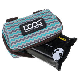 Produktbild von DOOG Walkie Pouch Benji Beutelspender aus Polyester inklusive 20 Kotbeuteln in Bunt - 20 Stk.