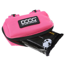 Produktbild von DOOG Walkie Pouch Lady Beutelspender in Rosa inklusive 20 Kotbeutel - 20 Stk.