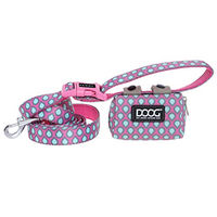 Produktbild von DOOG Walkie Pouch Luna Kotbeutelspender für Hunde in Rosa mit 20 umweltfreundlichen Kotbeuteln aus Polyester