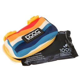 DOOG Walkie Pouch Scout Beutelspender aus Neopren in Rot Gelb Blau inklusive 20 Hundekotbeuteln - 20 Stk. – Bild 1 von 2
