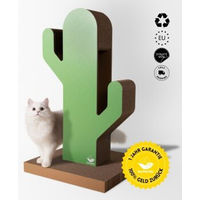 Produktbild von DoPetMe Cactus Tower Kratzbaum für Katzen mit Kratzpappe in Grün