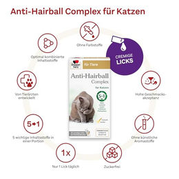 Doppelherz Anti-Hairball Complex Malzpaste für Katzen zur Unterstützung der Verdauung für alle Altersstufen - 25 x 10 g – Bild 1 von 7