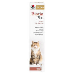 Doppelherz Biotin Plus Paste für Katzen mit Vitaminen und Spurenelementen zur Unterstützung von Haut und Fell 100 g – Bild 1 von 1