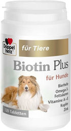 Doppelherz für Tiere Biotin Plus Tabletten für Hunde zur Unterstützung von Haut und Fell – Bild 1 von 2