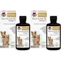 Produktbild von Doppelherz für Tiere Haut & Fell Öl mit Omega-3 für Hunde und Katzen 250 ml