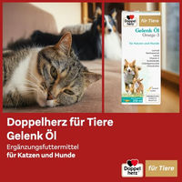 Produktbild von Doppelherz Gelenk Öl für Hunde und Katzen mit Omega-3 Fettsäuren 250 ml - 250 ml