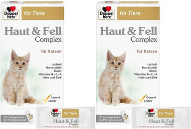Produktbild von Doppelherz Haut & Fell Complex Paste für Katzen für alle Altersstufen