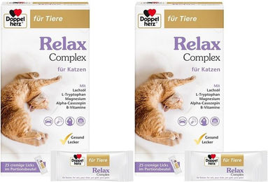 Produktbild von Doppelherz Relax Complex Beruhigungspaste für Katzen für alle Altersstufen