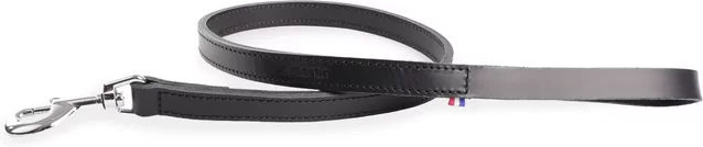 Doppelleine für Hunde aus Rindsleder von Martin Sellier Schwarz 100cm x 20mm – Bild 1 von 2