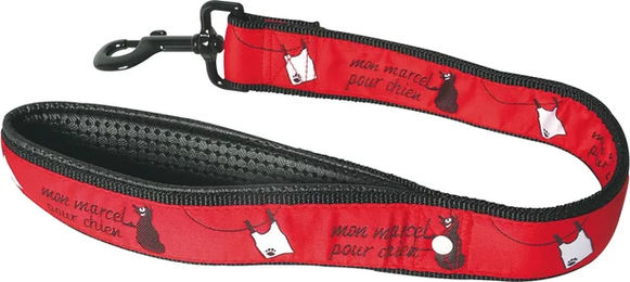 Produktbild von Doppelleine für Hunde Martin Sellier Marcel Rot XL aus Gurtband